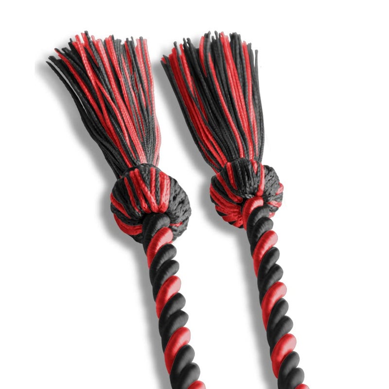 Endea Graduation Single Honor Cord Two-Color (Black/Red) - Image 4